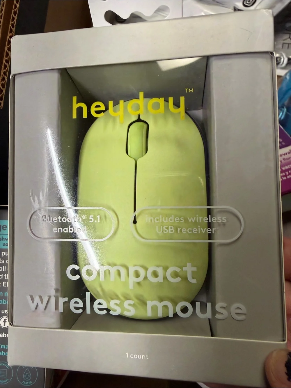 heyday Compact Wireless Mouse - Lime